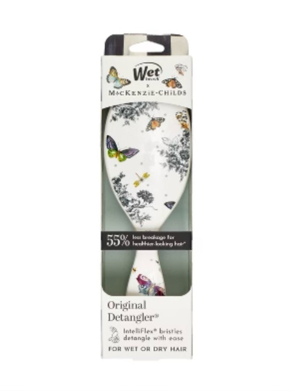 Mackenzie Childs X WetBrush Butterfly Toile Hairbrush